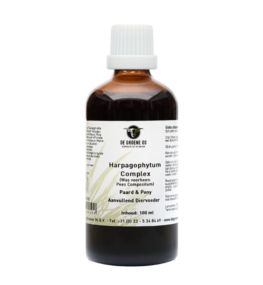 De Groene Os Harpagophytum Complex Paard & Pony - 100 Ml