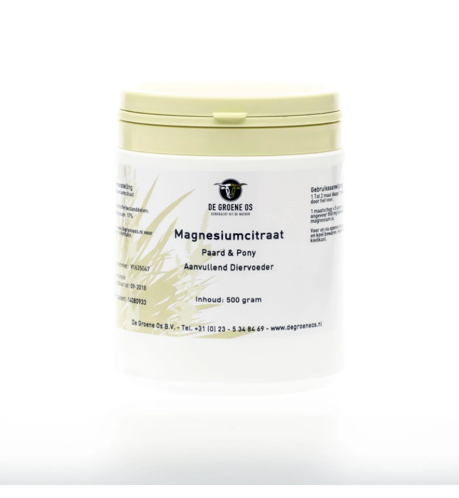 De Groene Os Magnesiumcitraat