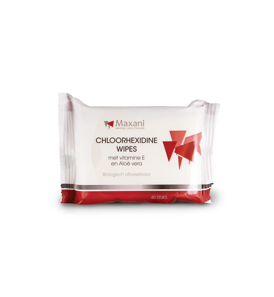 Maxani Chloorhexidine Doekjes Met Vitamine E - 40 Doekjes