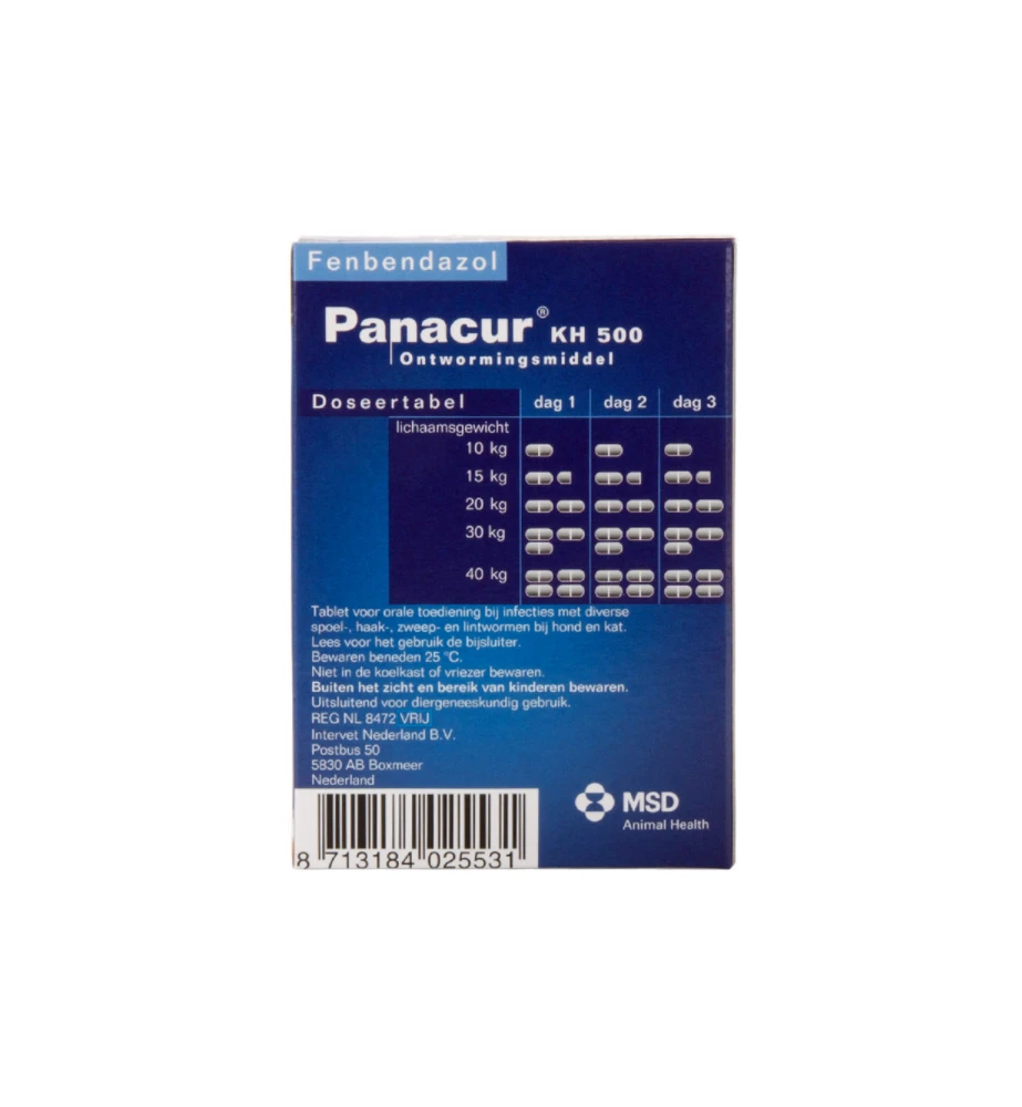 Panacur KH 500 - 10 Tabletten - Afbeelding 3